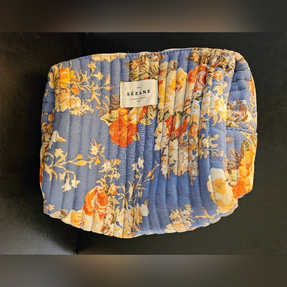 Sézane Floral Quilted Bag